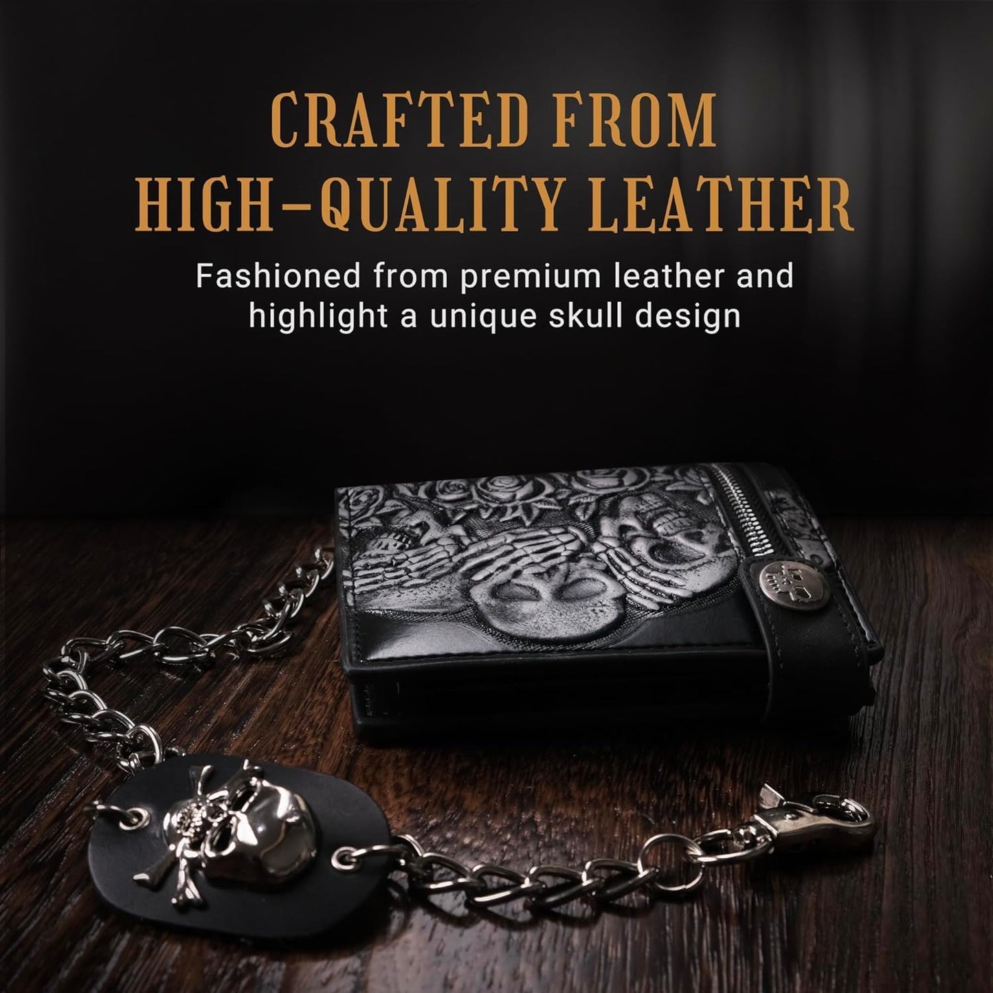 Lyxoria™ - Skull Wallet